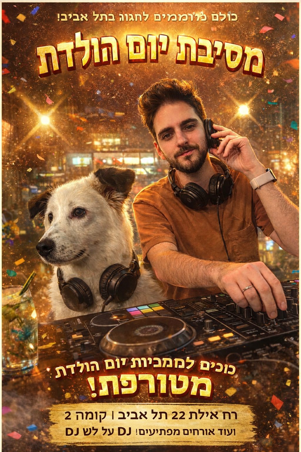 פוסטר המסיבה